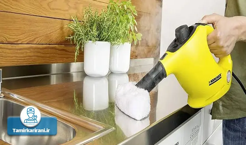 تمیز کردن کابینت با بخارشوی کارچر