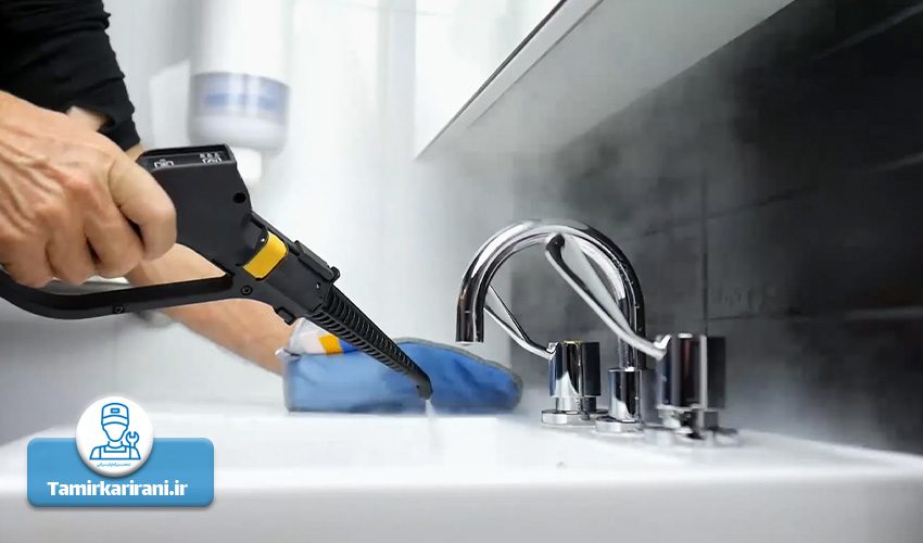 تمیز کردن حمام و سرویس بهداشتی